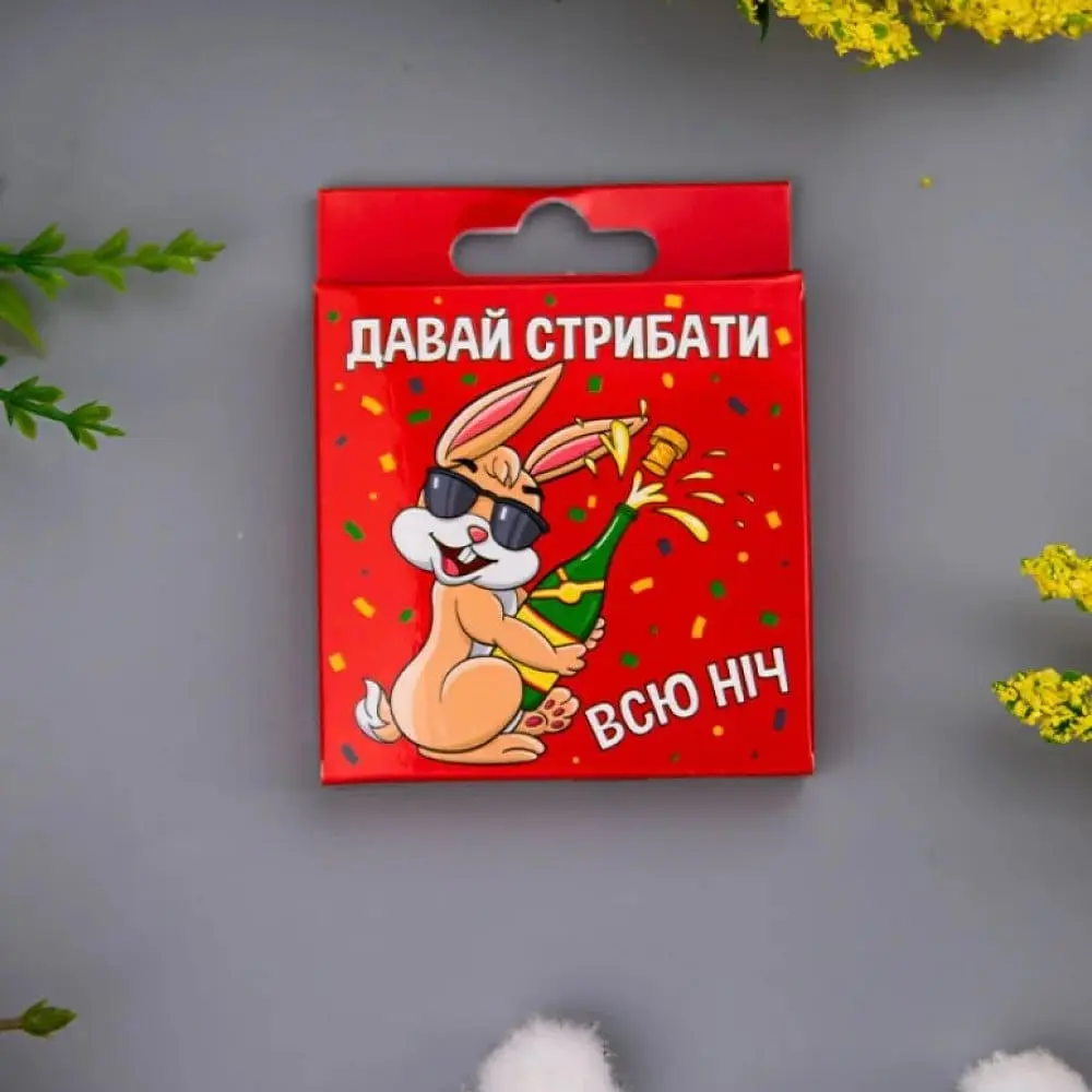 Креативний презерватив VidDushi "Зайчик" у пікантній упаковці