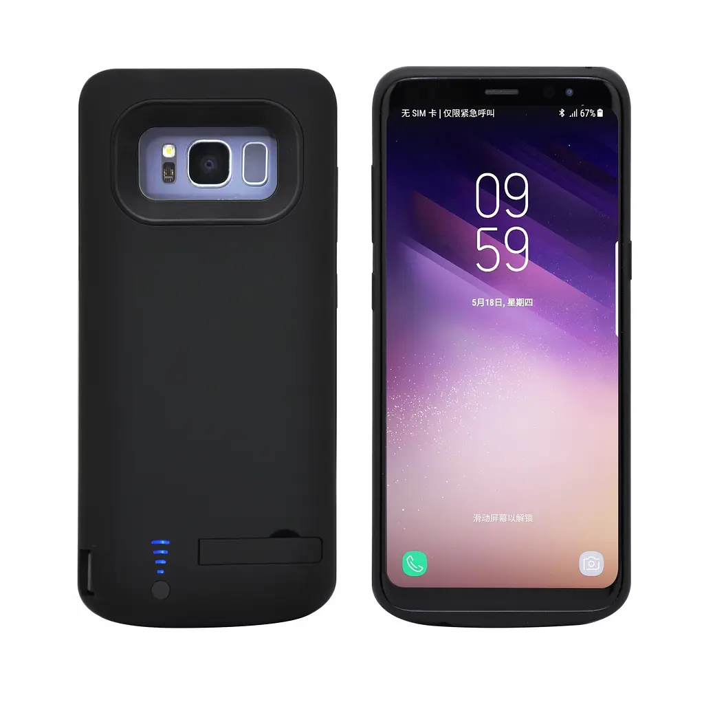 Чехол-аккумулятор XON PowerCase для Samsung S8 5000 mAh Черный (PCBS2108150B 2421) - фото 2