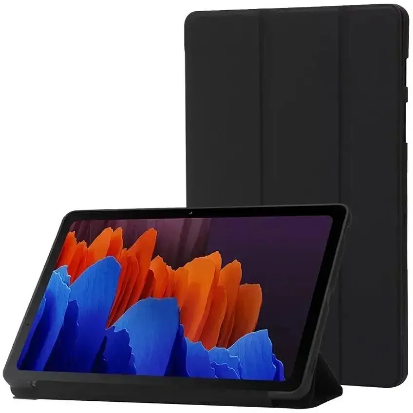 Чехол-книга DK для Samsung Galaxy Tab A9 (X110/X115) | Экокожа силикон Smart Case (black) - фото 3