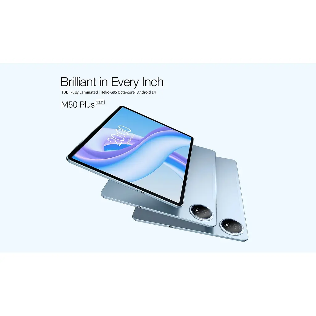 Планшет Teclast M50 Plus 10.1" 6ГБ, 128ГБ, LTE, 7000мА • рік, Android, синій - фото 2