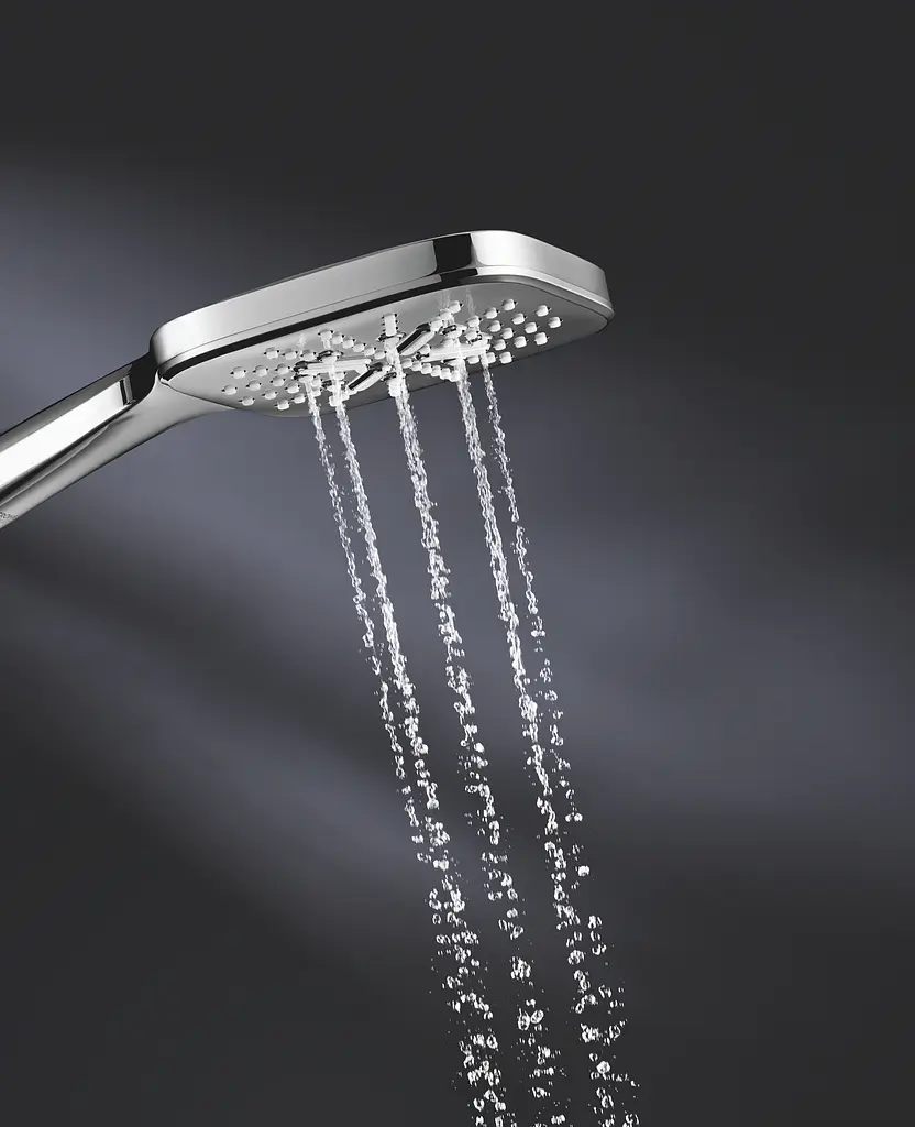Ручний душ Grohe Rainshower 130 Cube 3 режими 26582000, Хром - фото 2