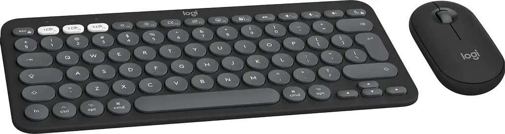 Комплект (клавиатура + мышь) Logitech Pebble 2 Combo for Mac Graphite UA (920-012244) [99002] - фото 2