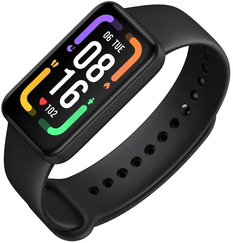Силиконовый ремешок Primo для фитнеса браслета Xiaomi Redmi Smart Band Pro (M2101B1/BHR5501GL) Black - фото 3