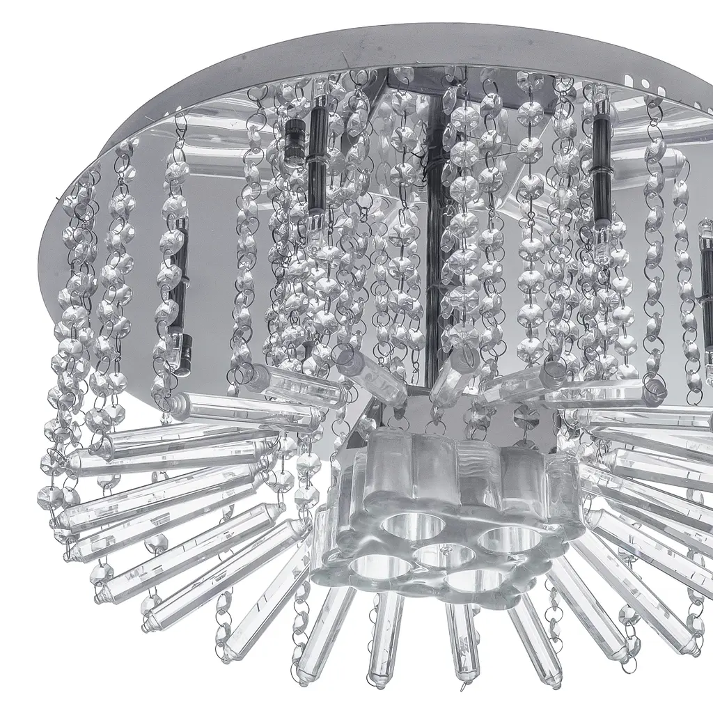 Люстра потолочная Brille галогенная LED G4 20W Glass (BR-01 317C/7) - фото 4