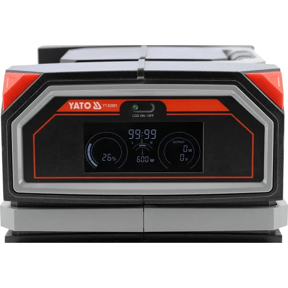 Портативная станция Yato 504 Вт/ч, выход 600/1200Вт, порты 230V AC, разные USB (YT-83091) - фото 3
