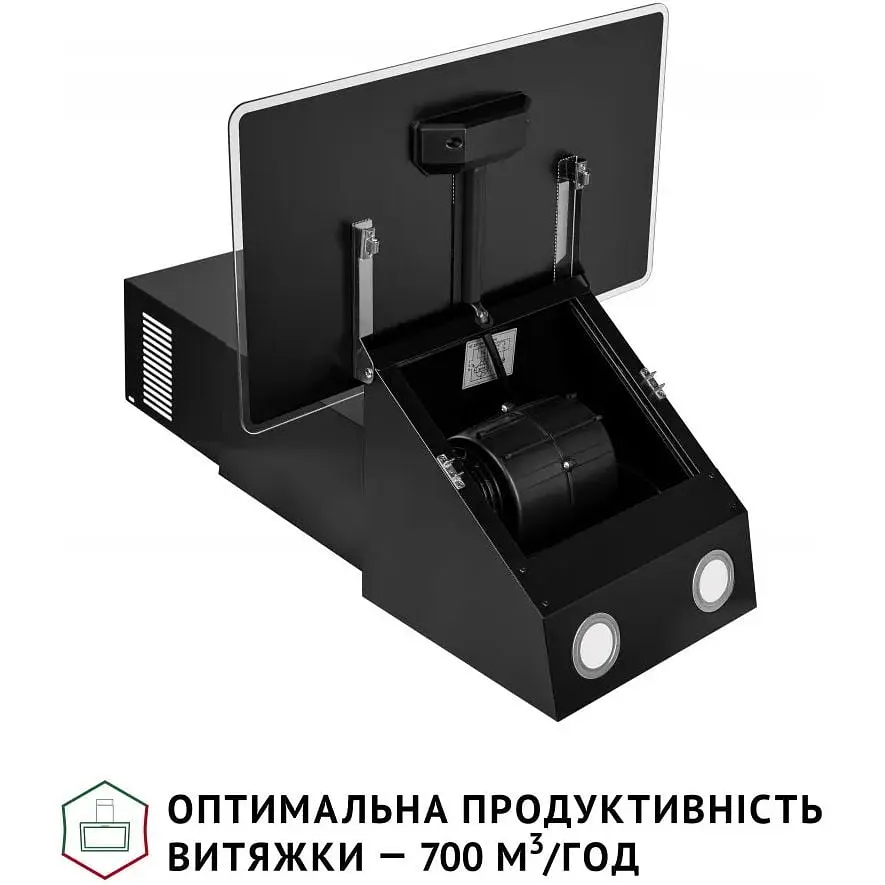 Витяжка Perfelli Vicco 6HM Nero - фото 5