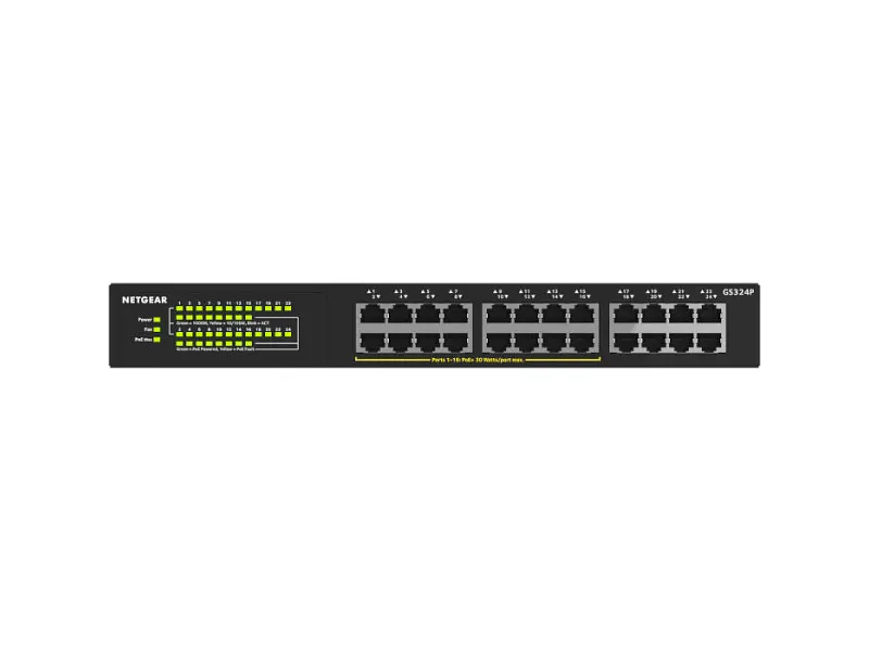 Комутатор NETGEAR GS324P некерований (GS324P-100EUS) - фото 7