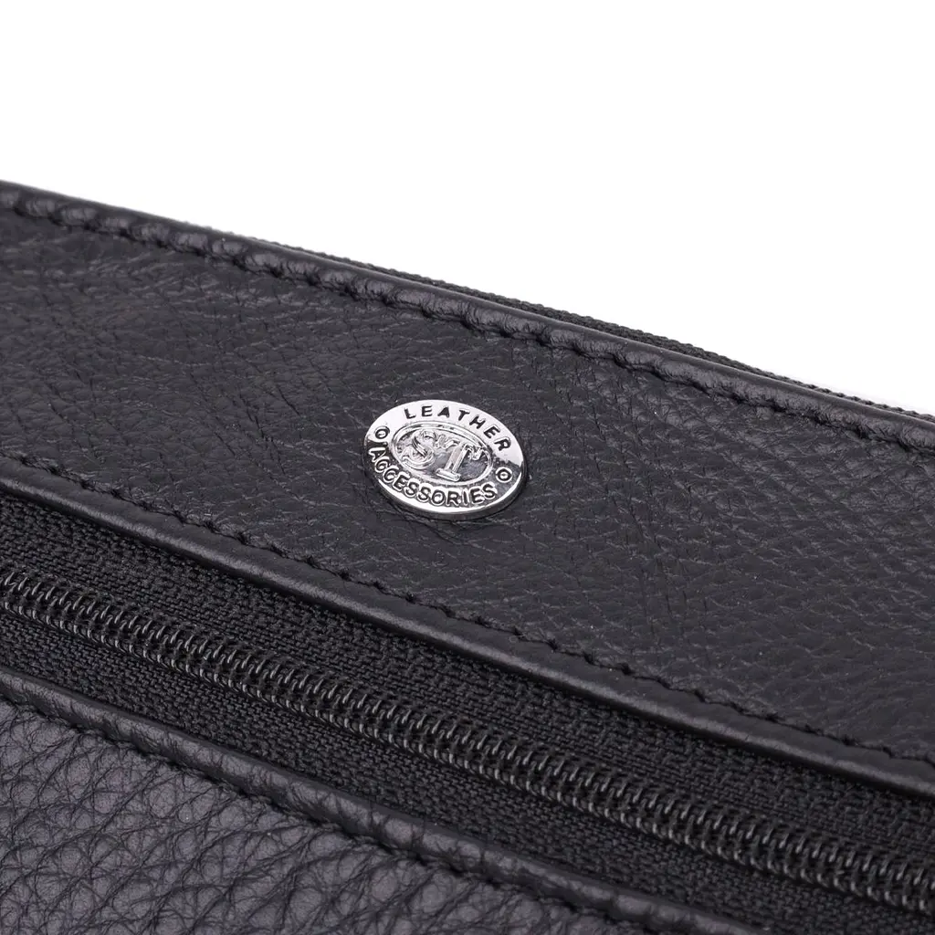 Універсальна ключниця із натуральної шкіри ST Leather 22511 чорна - фото 6