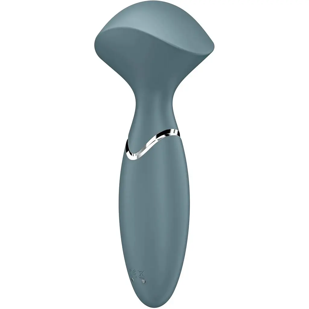 Вібромасажер Satisfyer Mini Wand-er Grey - фото 5
