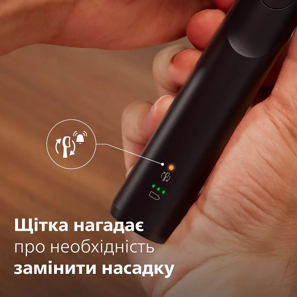 Електрична зубна щітка Philips Sonicare HX7101/02 серії 5300 чорна - фото 10