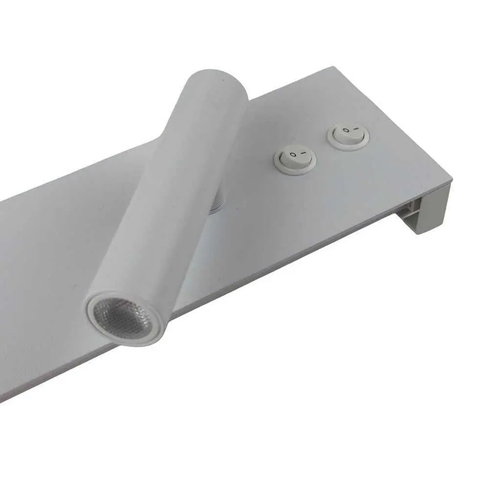 Світильник настінний Violux BITRIX-W USB 15W 3000/4200/6000K 865Lm IP20 білий ( 553006 ) - фото 5