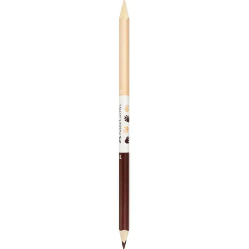 Олівці кольорові Faber-Castell Children of the World 24 кольору тригранні + 3 двосторонніх круглих, (511515) (32332) - фото 3