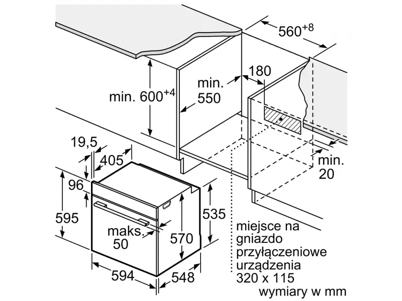 Духовка електрична Bosch HBG536EB4 - фото 9