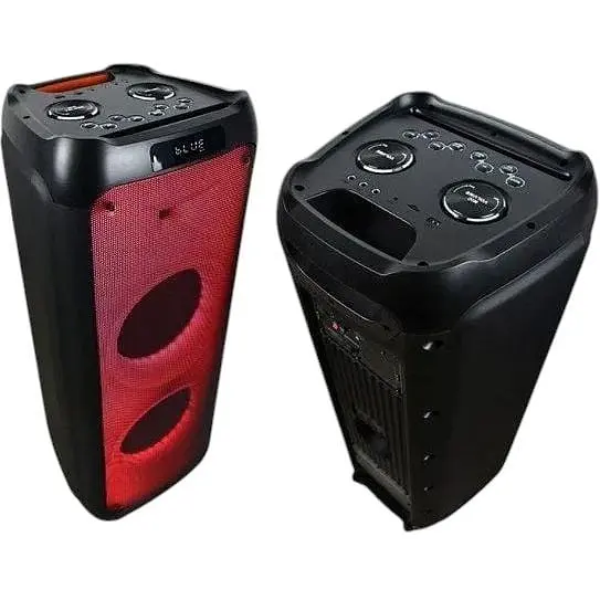 Акумуляторна акустична система XPRO RX-1001 колонка валіза 180Вт USB SD FM радіо Bluetooth 2 радіомікрофони ДУ (MER-15659)