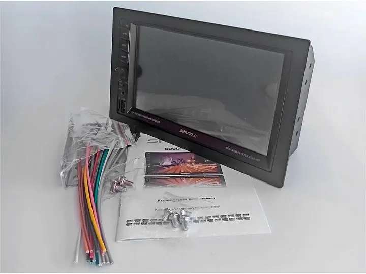 Автомагнітола 2DIN Shuttle SDUD-7037 екран 7 дюймів сенсорний Bluetooth USB SD FM MirrorLink Чорний - фото 3