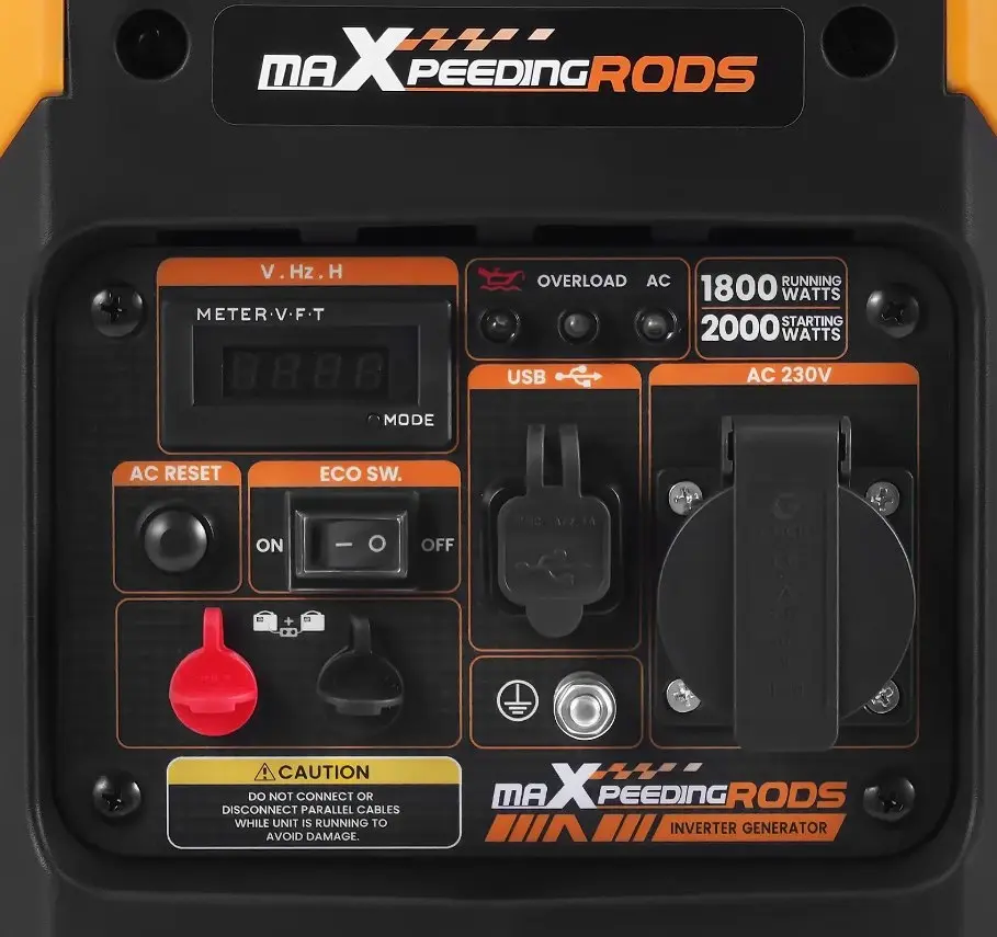 Генератор інверторний MaXpeedingRods 2.0 кВт, ручний стартер MXR2350 - фото 3
