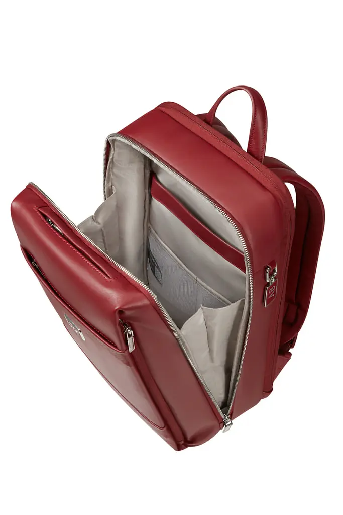 Рюкзак 14,1" Samsonite IMAGE BIZ LEATHER RUBY WINE 38,5x26x13,5 KV2*A0002 - фото 6