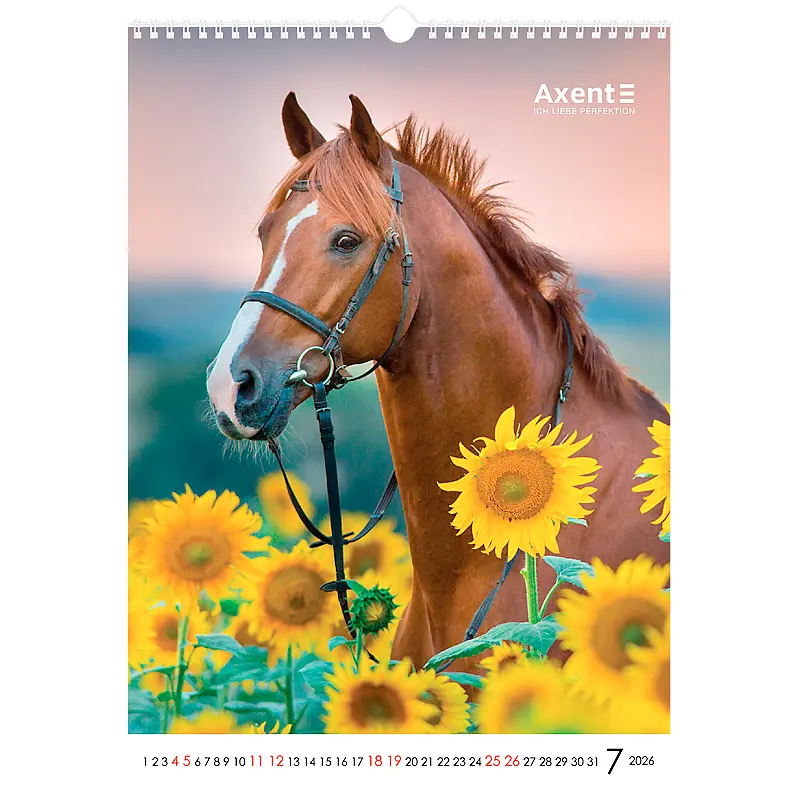 Календар настінний Axent А3 Horses 2026 рік (8804-26-3-A) - фото 8