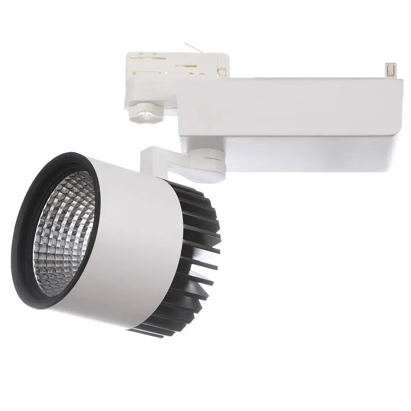 Светильник трековый поворотный LED 418/38W NW COB WH Brille L105-015 - фото 4