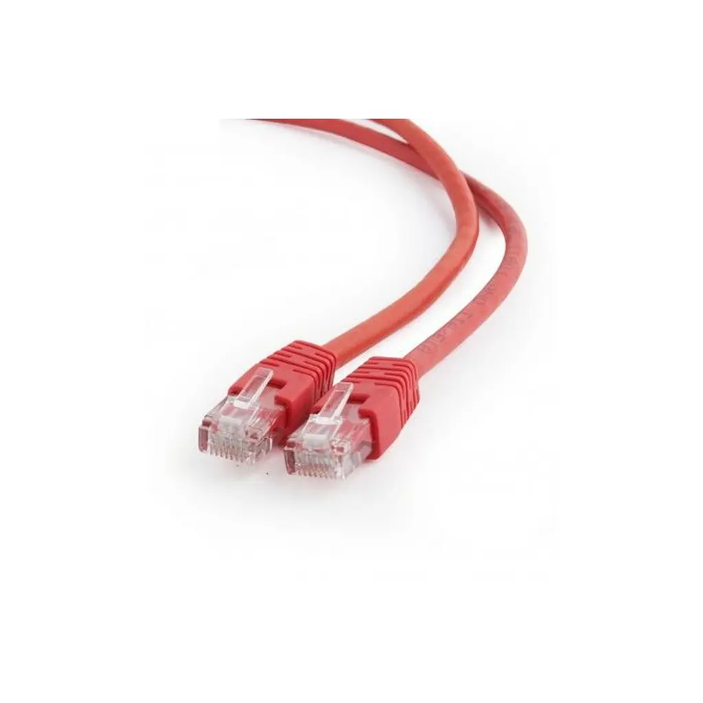 Патч-корд 5м UTP cat 6 CCA red Cablexpert (PP6U-5M/R) - фото 2