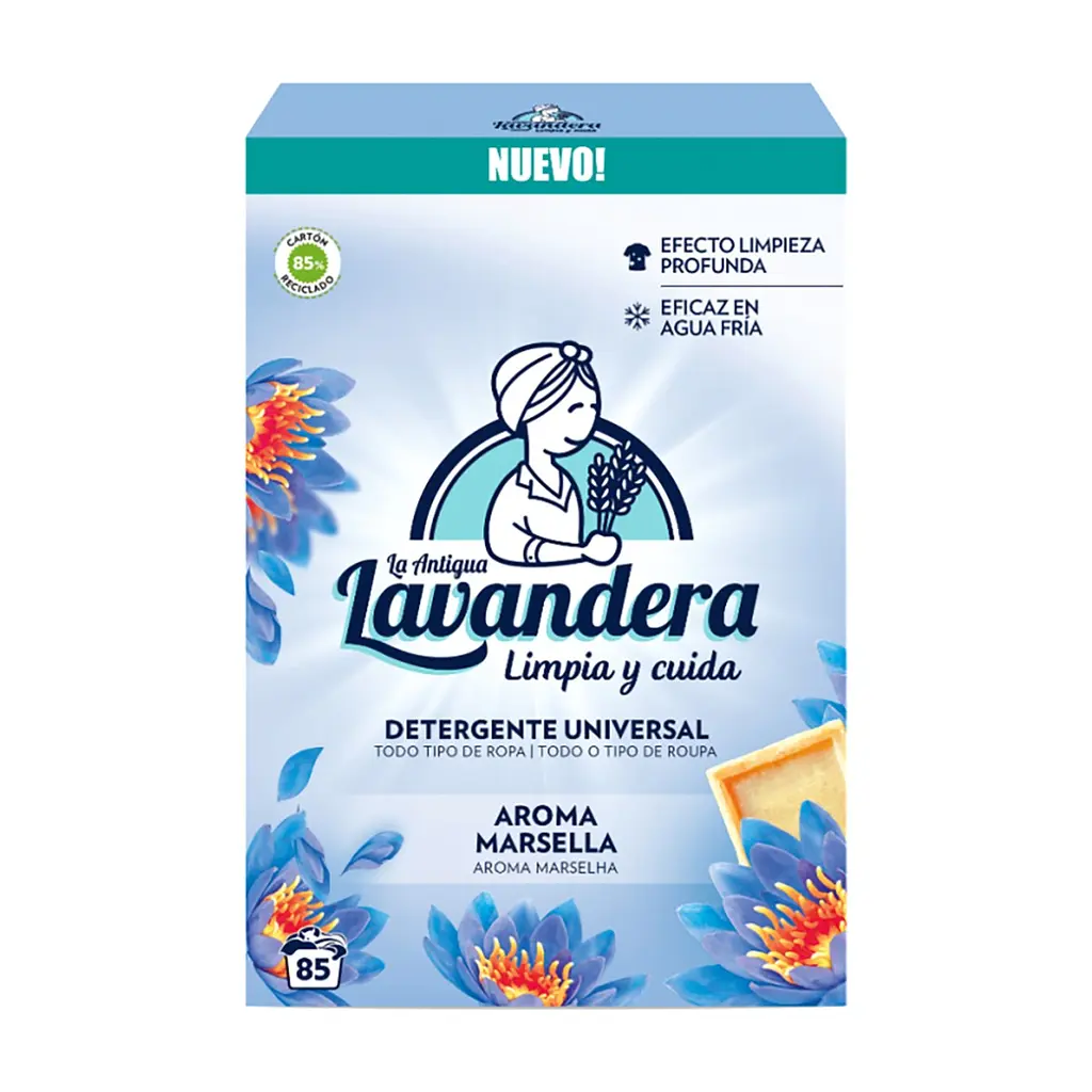 Пральний порошок La Antigua Lavandera Марсельський аромат 4.675 кг (8435495815112)