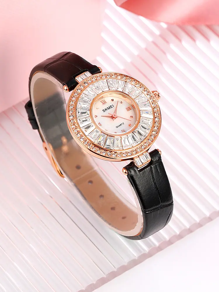 Наручний годинник жіночий 2009BK Black Skmei acs0030409 - фото 4