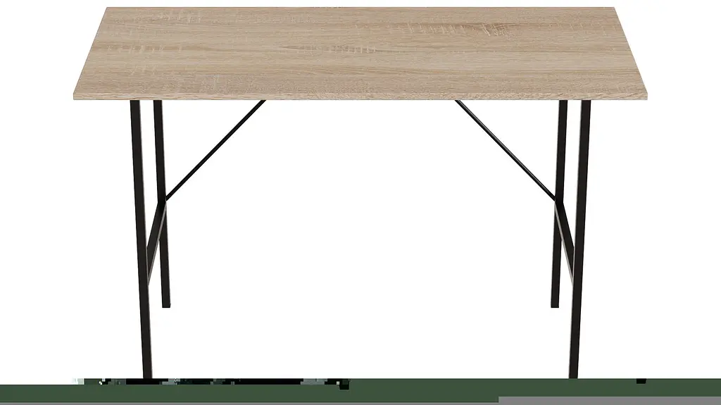Стіл письмовий Line Тайм Ferrum-decor 750x1200x600 Чорний метал ДСП Дуб Сонома 16 мм (FRD-104888) - фото 4