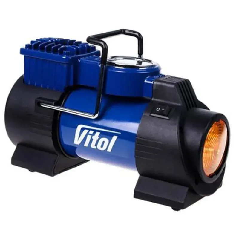 Автомобільний компресор Vitol K-60 150psi/15Amp/40л (K-60) - фото 2