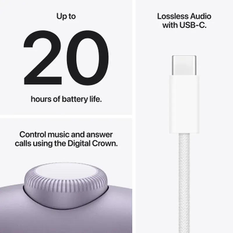 Навушники Apple AirPods Max 2 Purple (MHWP4ZE/A) - фото 7
