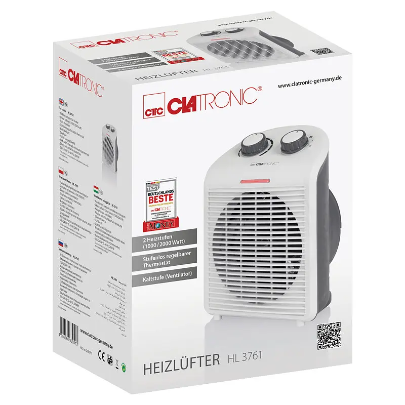 Тепловентилятор Clatronic HL 3761 - фото 7