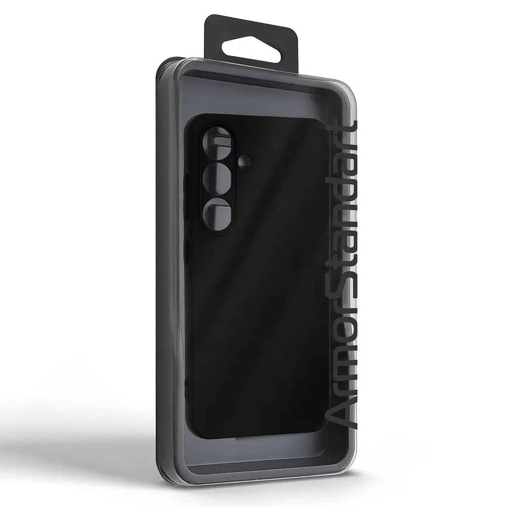 Чехол-накладка для смартфона Samsung Galaxy S24 5G (SM-S921) противоударный, силиконовый, термополиуретановый (ТПУ), с защитой камеры и корпуса, черный, защита всего корпуса, ArmorStandart (ARM72474) - фото 5