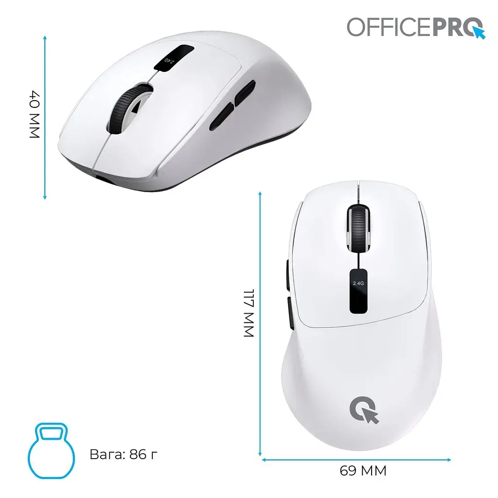 Мышь OfficePro M398W (M398W) - фото 12