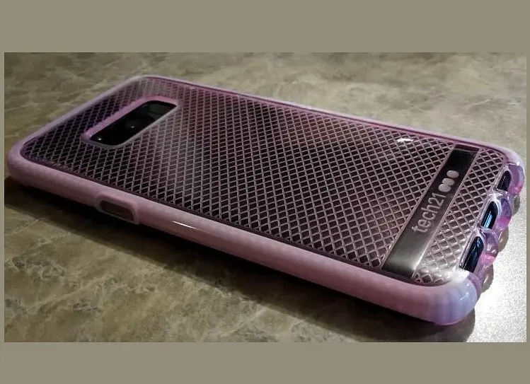 Чохол броньований протиударний Tech21 Liquid Crystal Samsung S8+ Plus SM-G955U Рожевий - фото 7