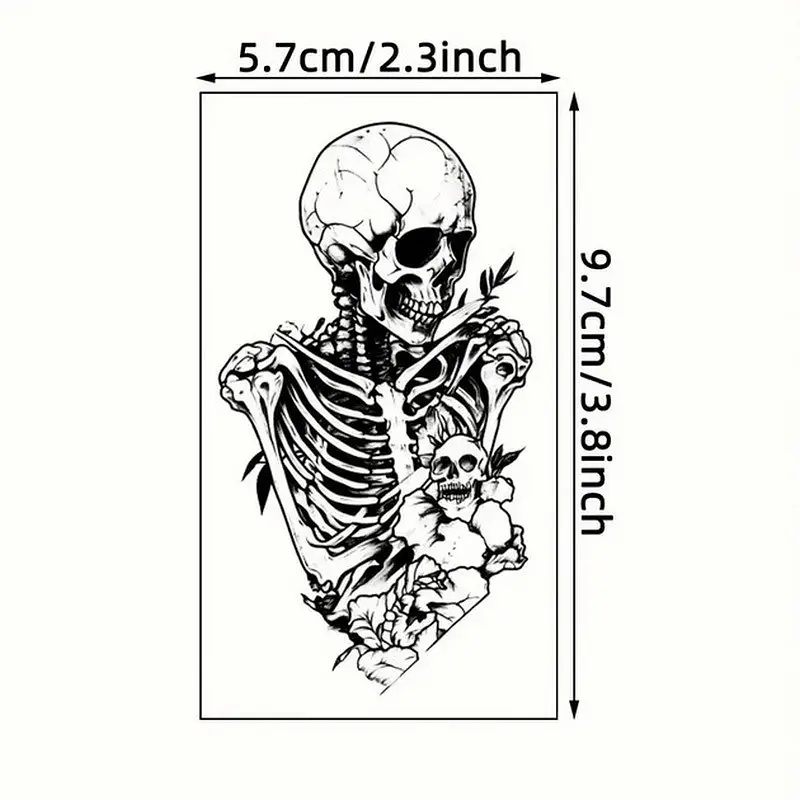 Набір дитячих тимчасових татуювань "Чорні міні №5" black-tattoo-mini-set-5-T - фото 2