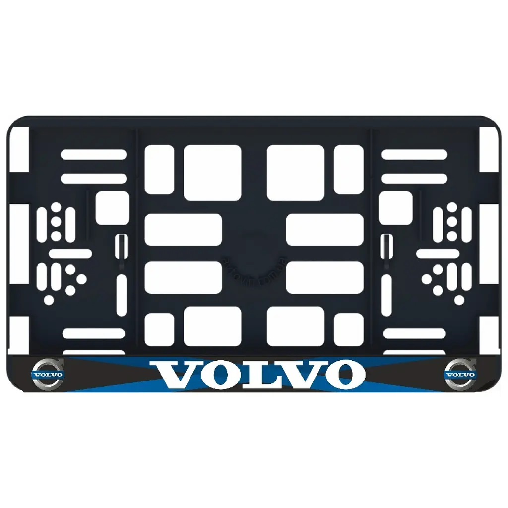 Рамка номера Volvo під Американський номер 300х150 мм Кольоровий Логотип