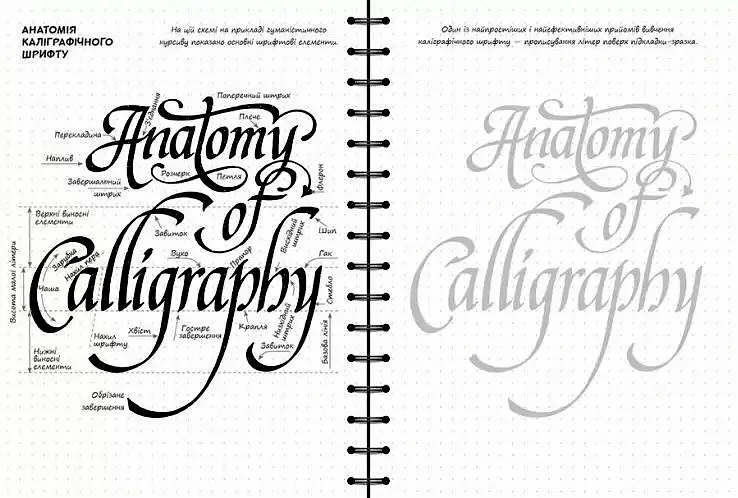 Скетчбук ОКО Sketch Book Скетчбук Каліграфія експрес курс українською O SB KA - фото 2
