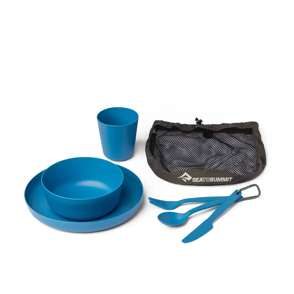 Набір посуду Sea to Summit Camp Dinnerware Set w/ Mesh Sack [6 Piece] Синій - фото 3
