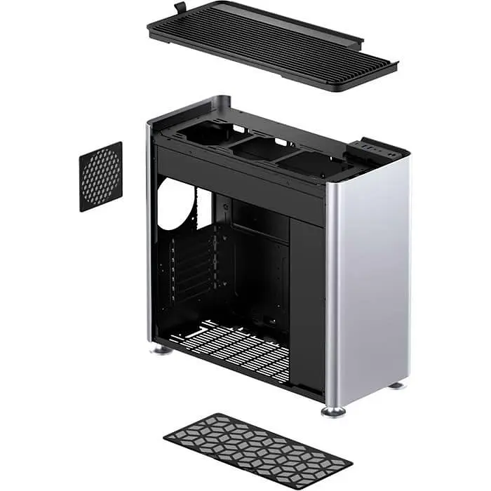 Корпус Jonsplus i400-A Aluminum Silver (i400-A Silver) Без БП - фото 12