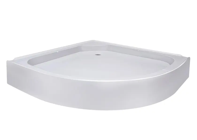 Набір Lidz Душова кабіна Latwa SC80x80.SAT.LOW.FR, напівкругла, скло Frost 4 мм + Душовий піддон Kapielka ST80x80x15 - фото 10