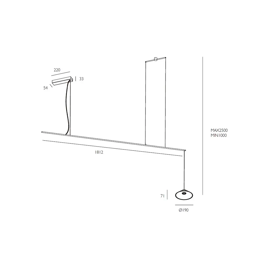 Підвісний світильник Skarlat RHL7798 10W BK 4000K - фото 2