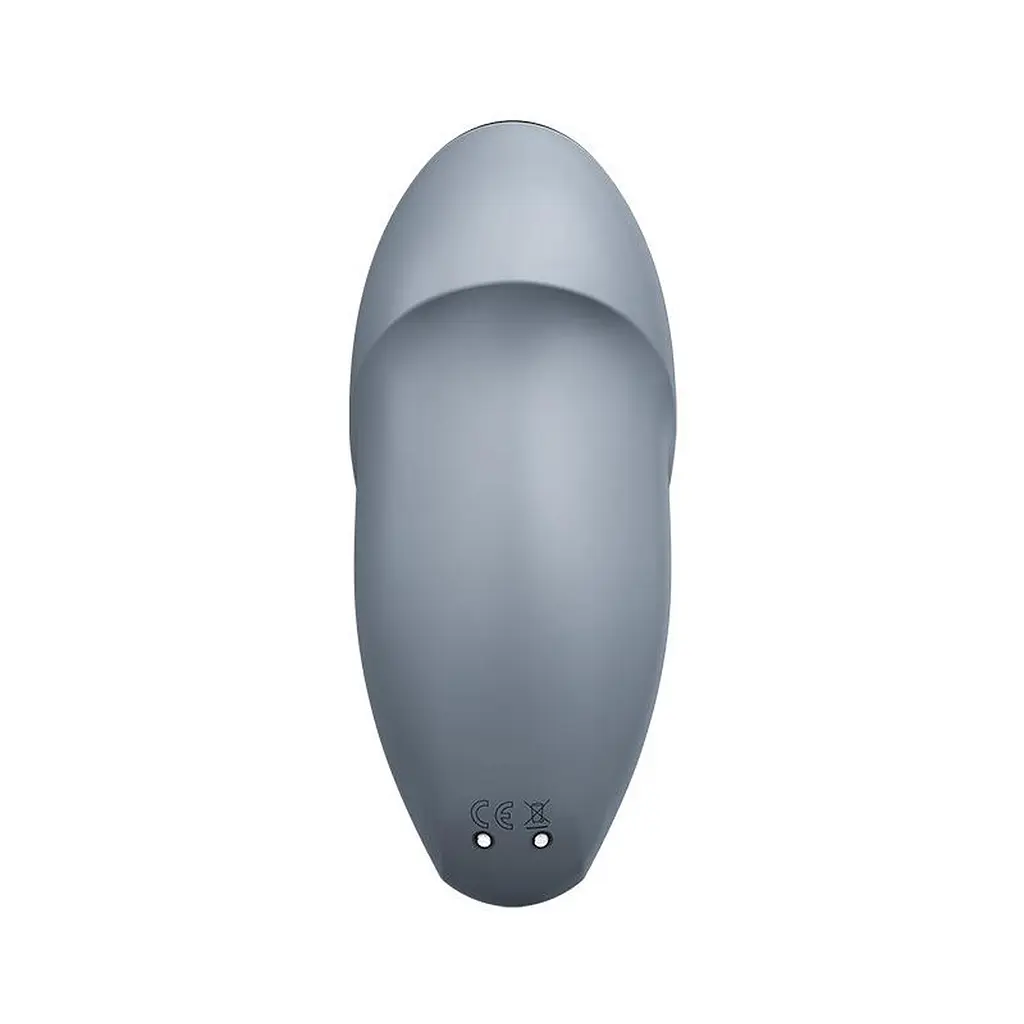 Вибратор для клитора Satisfyer Tap & Climax 1 11 см серый - фото 2