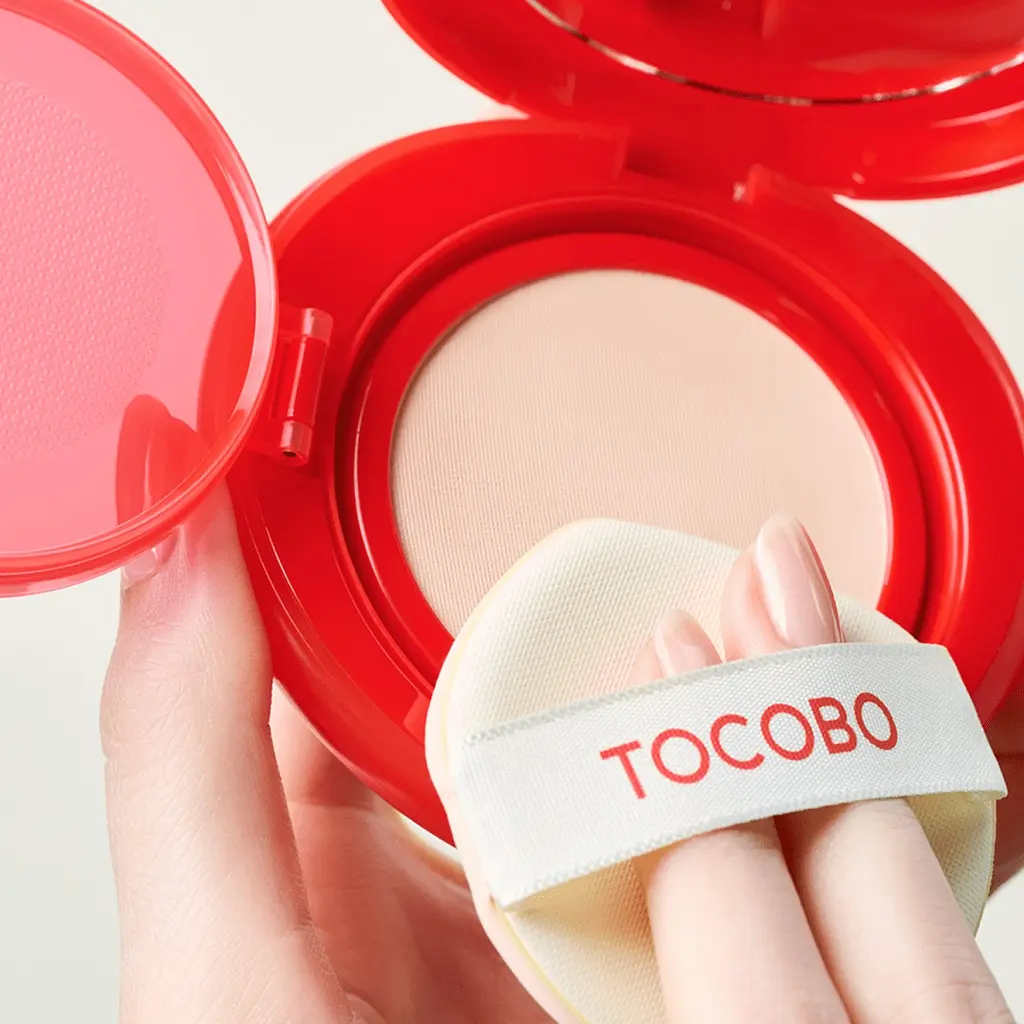 Cяючий тональний кушон Tocobo Apple Dewy Fit Cushion 22 Rosy світлий бежевий 15 г (TOC079) - фото 3