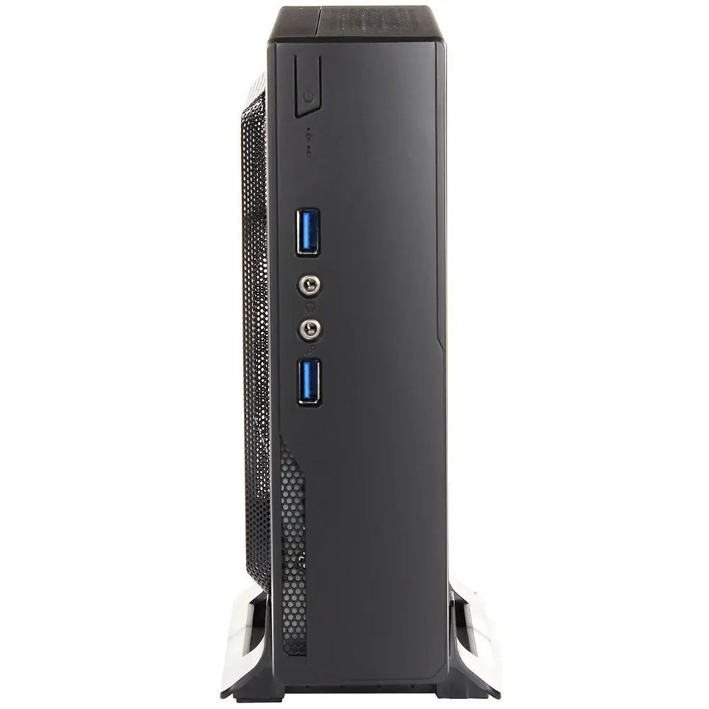 Корпус Casecom M300-2U3 90W 2xUSB3.0 mini-ITX VESA Black - фото 2