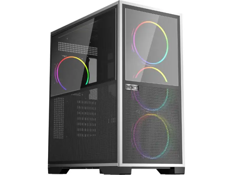 Корпус 1stPlayer IF8-BK-4FO7-14 Black - фото 3