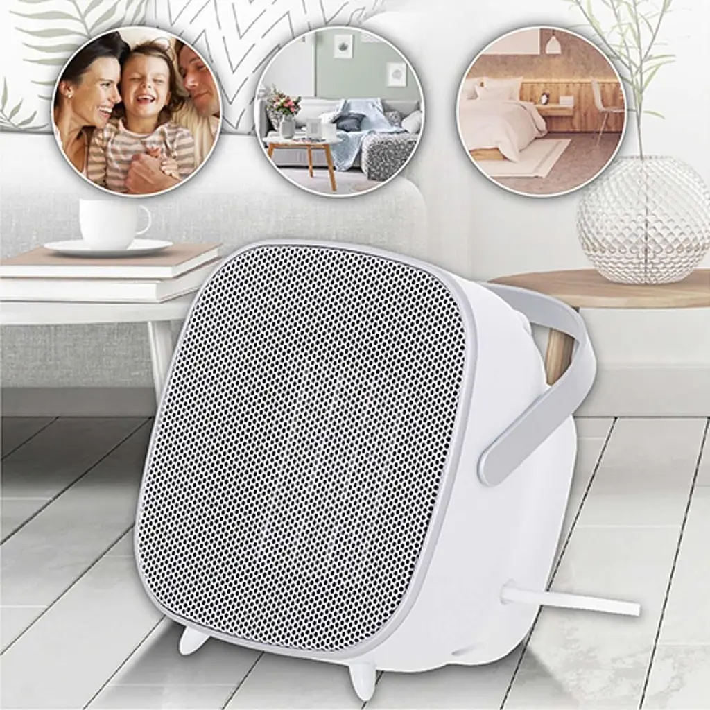 Тепловентилятор керамічний обігрівач Camry CR 7732 1500 Вт до 15 кв. м - фото 6