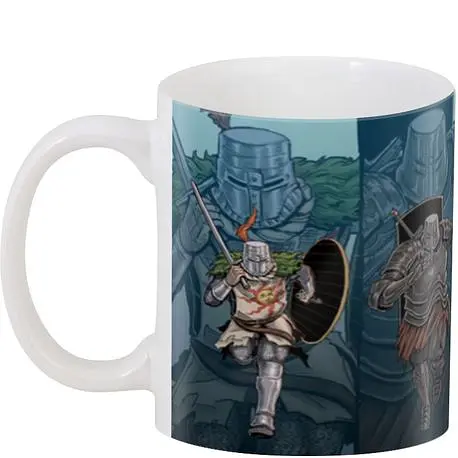 Кухоль GeekLand Лицарі Dark Souls 17 CP 03.290 330 мл білий - фото 3