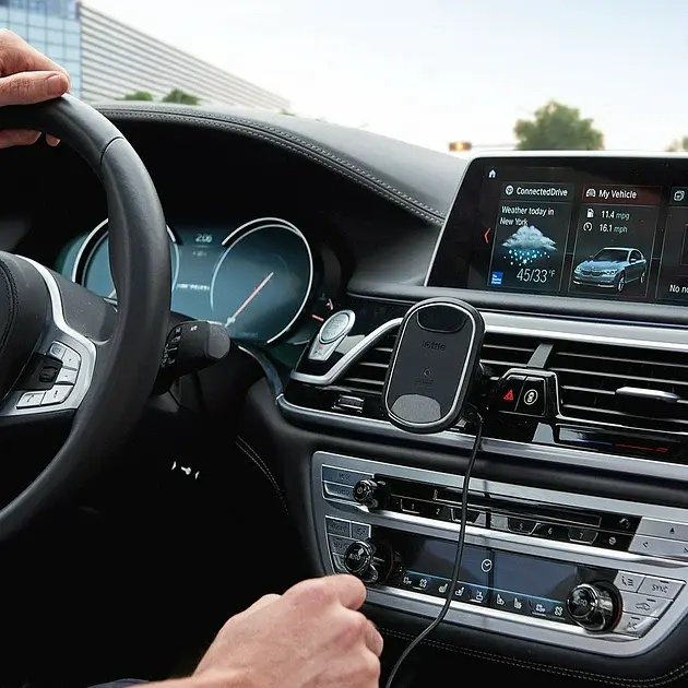 Автотримач для телефона магнітний iOttie iTap Wireless 2 Fast Charging-t тримач з бездротовою зарядкою - фото 4