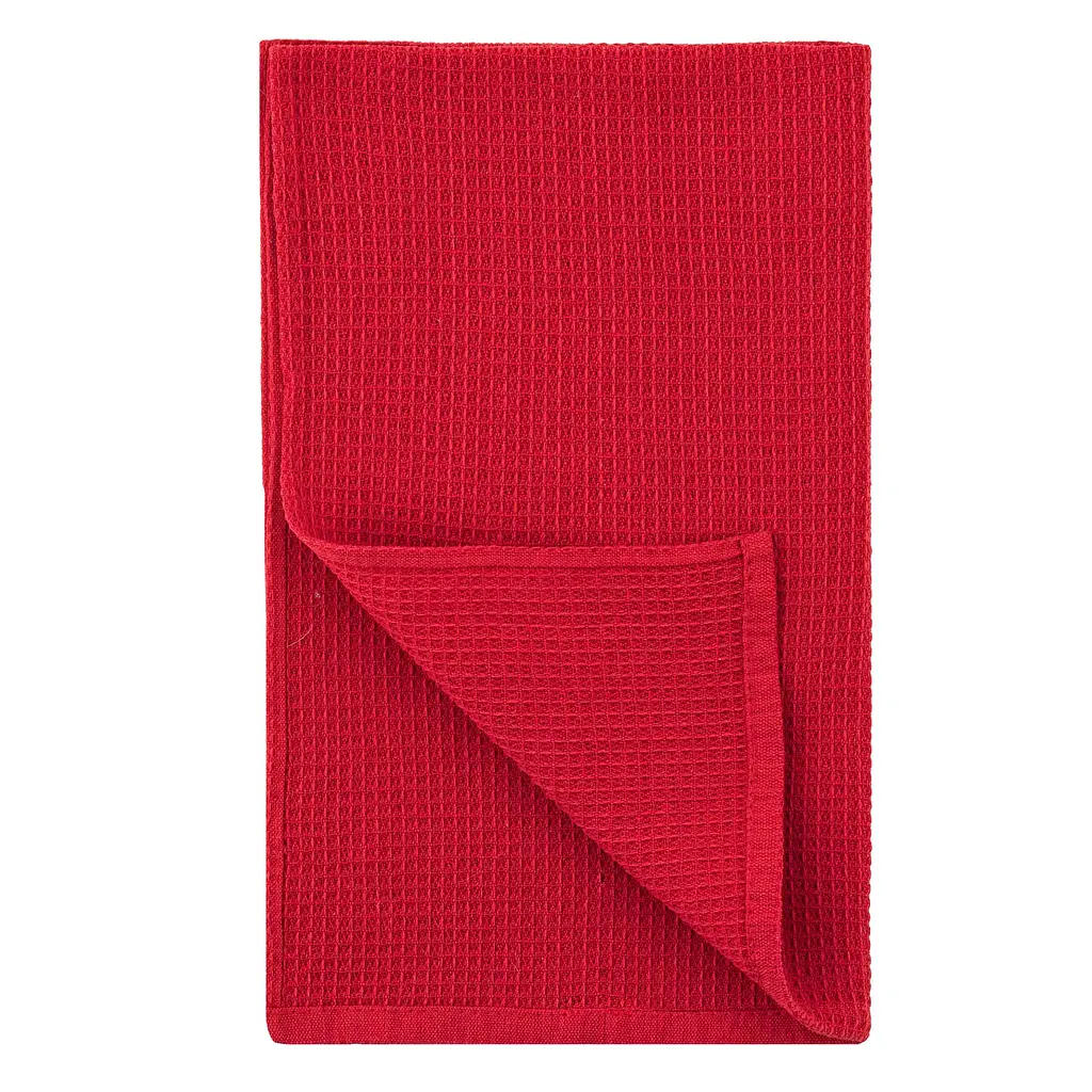 Подарунковий набір рушничків в мішечку Ardesto Christmas Santa 38х63см, 2шт, 100% бавовна, червоний, зелений (ART3863HSB) - фото 3