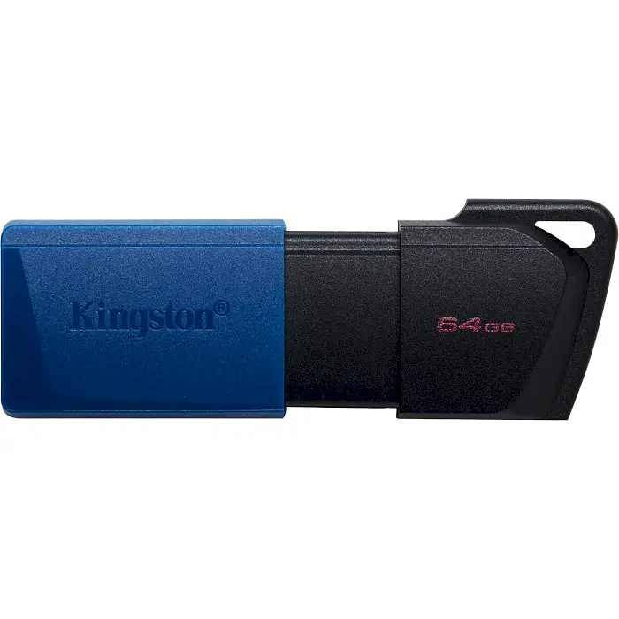 Флеш-накопичувач Kingston 64GB USB 3.2 Gen 1 DataTraveler Exodi a M (Black + Blue) - 2 Pack (DTXM/64GB-2P) - фото 3
