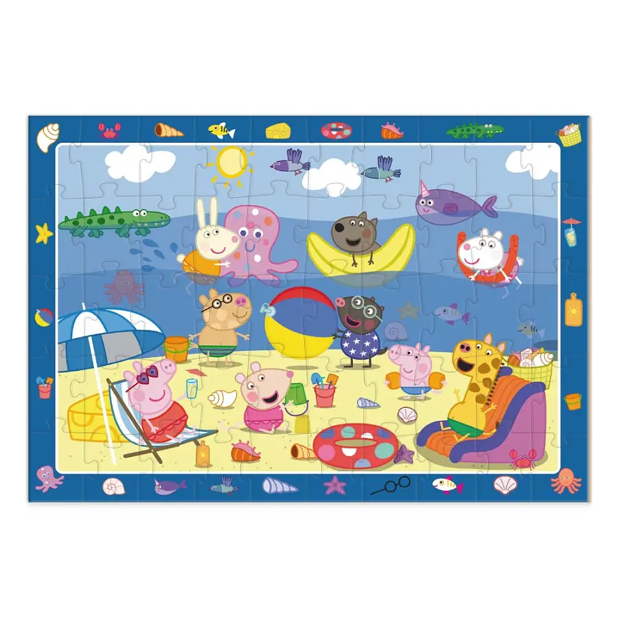 Обсерваційний пазл DoDo Peppa Pig Літні канікули 50 елементів (200473) - фото 3